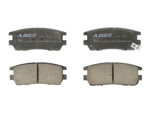 Abe brake pad set disc - abe,