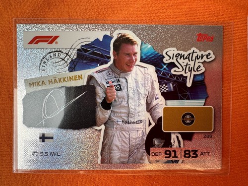 Mika häkkinen topps - topps, f1