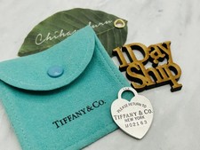 Vintage Return to Tiffany Herzanhänger Charm in Sterlingsilber 925 1-TAGSVERS...