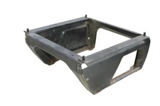 VW T4 Sitzkonsole Konsole Fahrersitz vorn links 701881677 bis 1995 schwarz