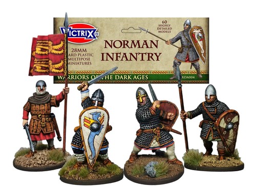 Norman infantry victrix 28mm - infantry,