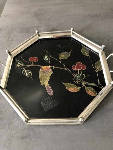 Antikes tablett art deco - antikes,