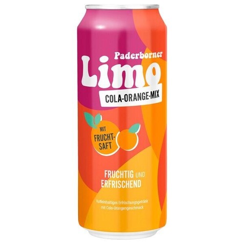 Paderborner limo cola - cola, orange