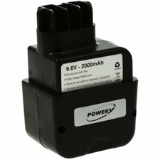 Akku für metabo Handleuchte HLA15 9,6V 2000mAh/19,2Wh NiMH Schwarz