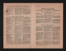 Druck 1893, Zeittafel der Kirchen-Geschichte.