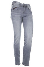 Herrlicher Pearl Slim Stretchjeans Mid Waist Damen Denim Damen Blau Grau Schwarz