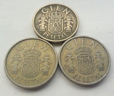 3 X SPANISCHE 100 PESETEN
