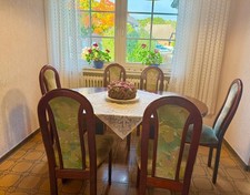 Esstisch Esszimmertisch, Mahagoni, ausziehbar von 150 cm auf 195 cm oder 240 cm