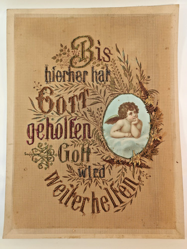 Uralt haussegen engel - uralt,