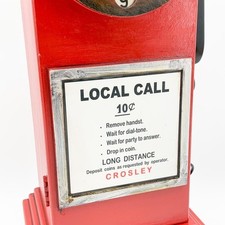 Retro Stil Amerikanischer Aufbewahrungsschrank Telefon Massivholz Handarbeit mit Schublade