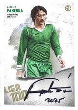 ANTONIN PANENKA-EUROPAMEISTER-76-RAPID WIEN-BOHEMIANS PRAG-TOLLE-AUTOGRAMMKARTE