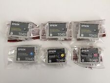 6x Original Epson T043 T044 Epson T0431 T0442 T0443 T0444 Epson Stylus C84 C86