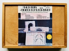 Gerbitz Steinbaukasten B mit echten Tonziegeln, gebraucht,  extra Stein-Palette