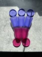 Neu Tupper RAR Wichtel 5x50 ml Set Sonderfarbe lila Beere Mini Kleine Behälter 