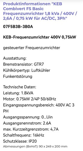 Keb combivert f5 basic - "keb,