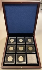 Die Geschichte der Deutschen Mark: Set im exklusiven Volterra Quadrum Holz-Etui