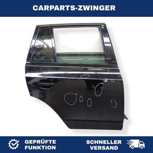 Tür 668 schwarz hinten - tür,