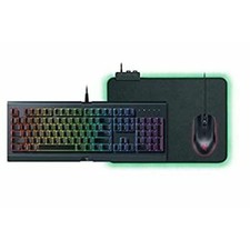 Razer Holiday Bundle 2018 US Gaming Tastatur Maus Mousepad Set Gebraucht