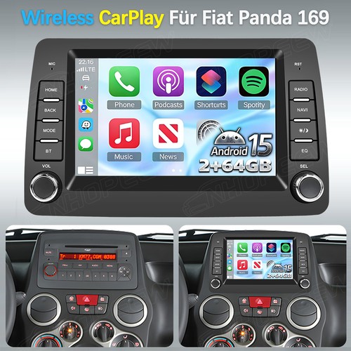 Für fiat panda 169 - 7',