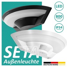 LED Außenleuchte mit Bewegungsmelder SETA Aussenlampe Wandlampe Wandleuchte IP54