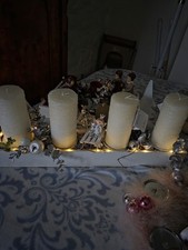 Adventskranz Silber