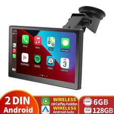 ATOTO P8 Tragbare Portable 7'' Autoradio Navi 1080P 64GB+128GB Bluetooth DAB GPS