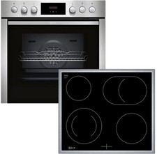 Neff EDX40 N30/N50 Einbauherdset mit Elektrokochfeld (E1CCD2AN3 + M13R42N2), 60 