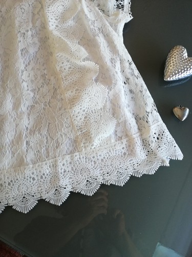 Heine spitzenbluse weiß - spitzenbluse, gr