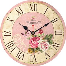 Große Vintage Blumen Holz