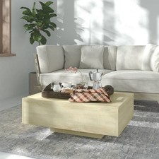 Couchtisch Weiß Holz Hochglanz Glas Modern Design Sofatisch Stauraum Stehtische