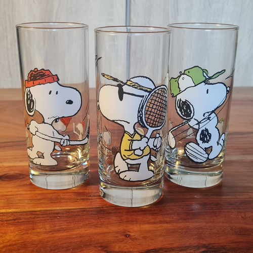 Snoopy peanuts gläser 3er set - gläser,