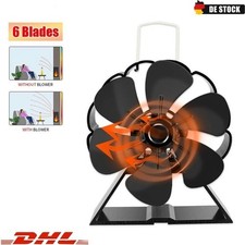 6 Flügel Kaminofen Ventilator