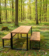 Sitzgruppe Woodhood (140-200)