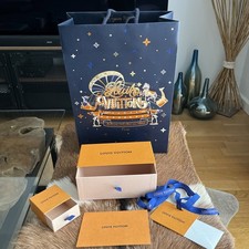 Louis Vuitton Limited Edition Set Tüte leer + 2xBox&+Schleife+Anhänger 