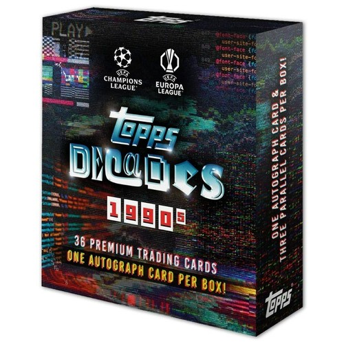 Topps decades 1990 - decades, edition