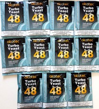 11x Turbohefe Alcotec Pure 48  Vodka Hausgemacht Schnapsbrennen Gärhefe Hefe
