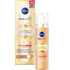 NIVEA LUMINOUS Anti-Pigmentierung CC Creme SPF 30, Farbton 02/MEDIUM, 40 ml