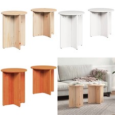 Couchtisch 2 pcs Massivholz