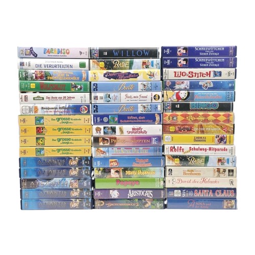 Vhs videokassetten konvolut - vhs,