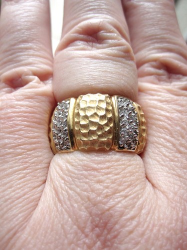 Band ring mit - mit, steine