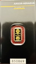 Goldbarren 999.9 AU - 1 Gramm