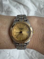 Tissot PR50 Quarz Damenarmbanduhr, Swiss Made, Vergoldet