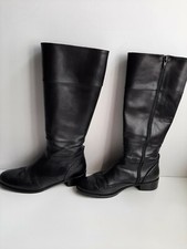 Vero Cuoio Damen Stiefel Stiefeletten Budapester schwarz 38 Made in Italy 