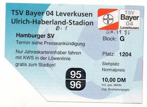 Ticket bayer leverkusen - ticket,