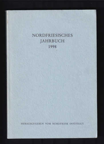 Nordfriesisches jahrbuch 1998 - jahrbuch,