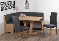 ECKBANKGRUPPE BREMEN VADUTI TRUHENECKBANK 165x125 TISCH 2 STÜHLE
