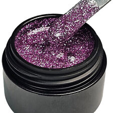 Premium UV Glittergel Light Pink Rose 5ml Gel Effektgel Glitter Nail Art Nr.378