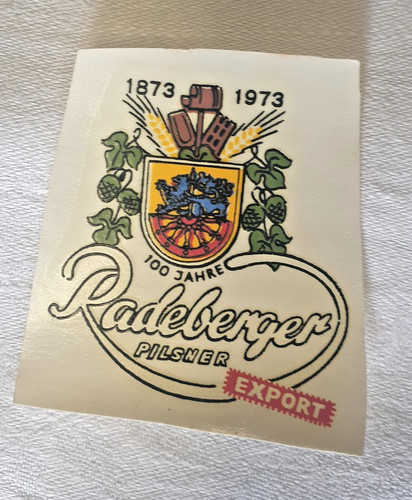 Rarität original radeberger - original,