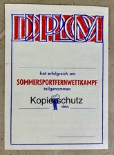 Alt Jung Pionier " Diplom "