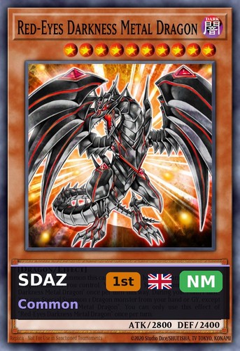 Red eyes darkness metal dragon - red-eyes,